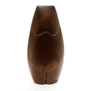 Mid Century Modern Wood Carved Minimalist Lady Figure from Wyeth of New York